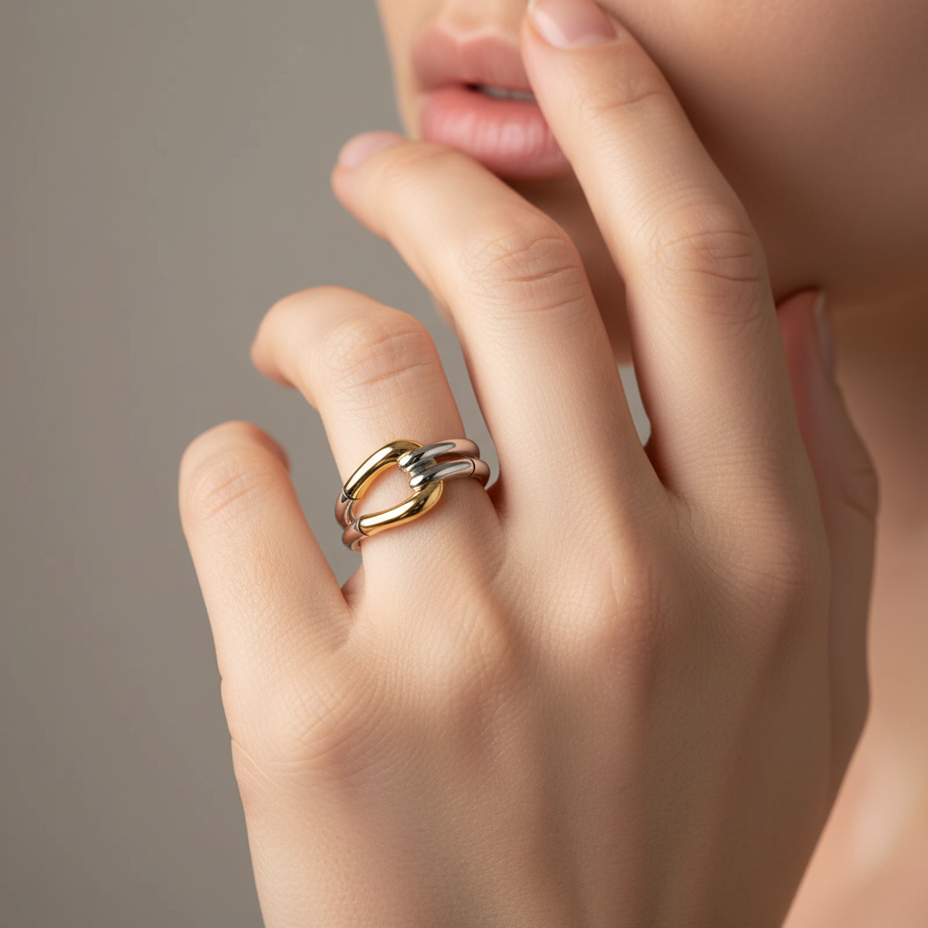 Althéa – Vintage-Ring mit Knotendesign aus edlem Material