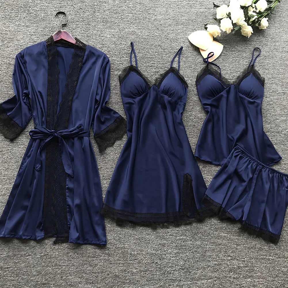 Luna - Schlafanzug-Set mit Spitze