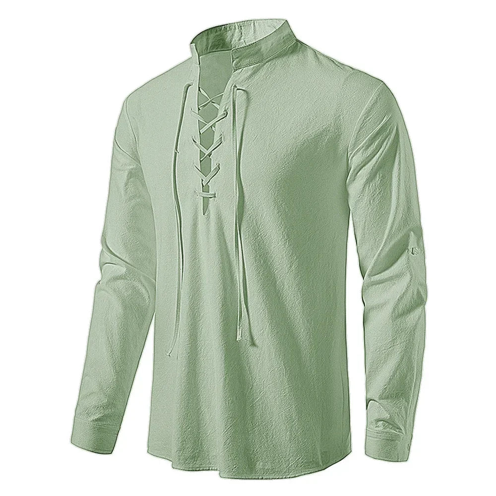 Oliver - Bluse mit langen Ärmeln und Schnürdetails