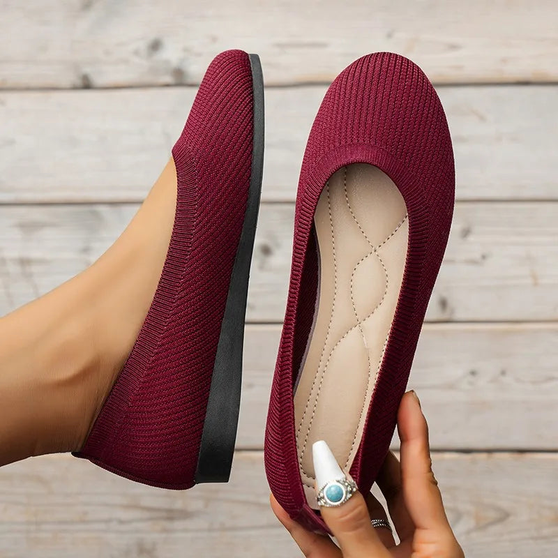 Isabella - Strickstil Ballerinas