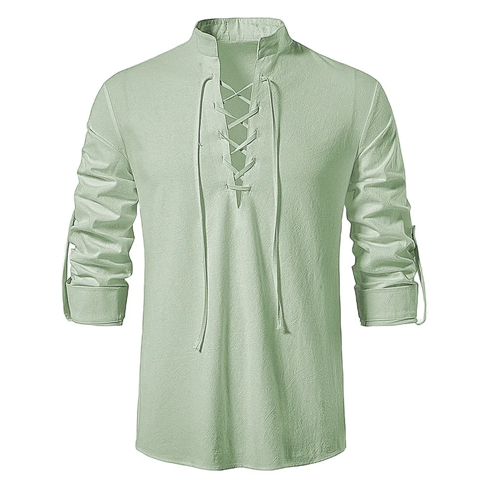 Oliver - Bluse mit langen Ärmeln und Schnürdetails