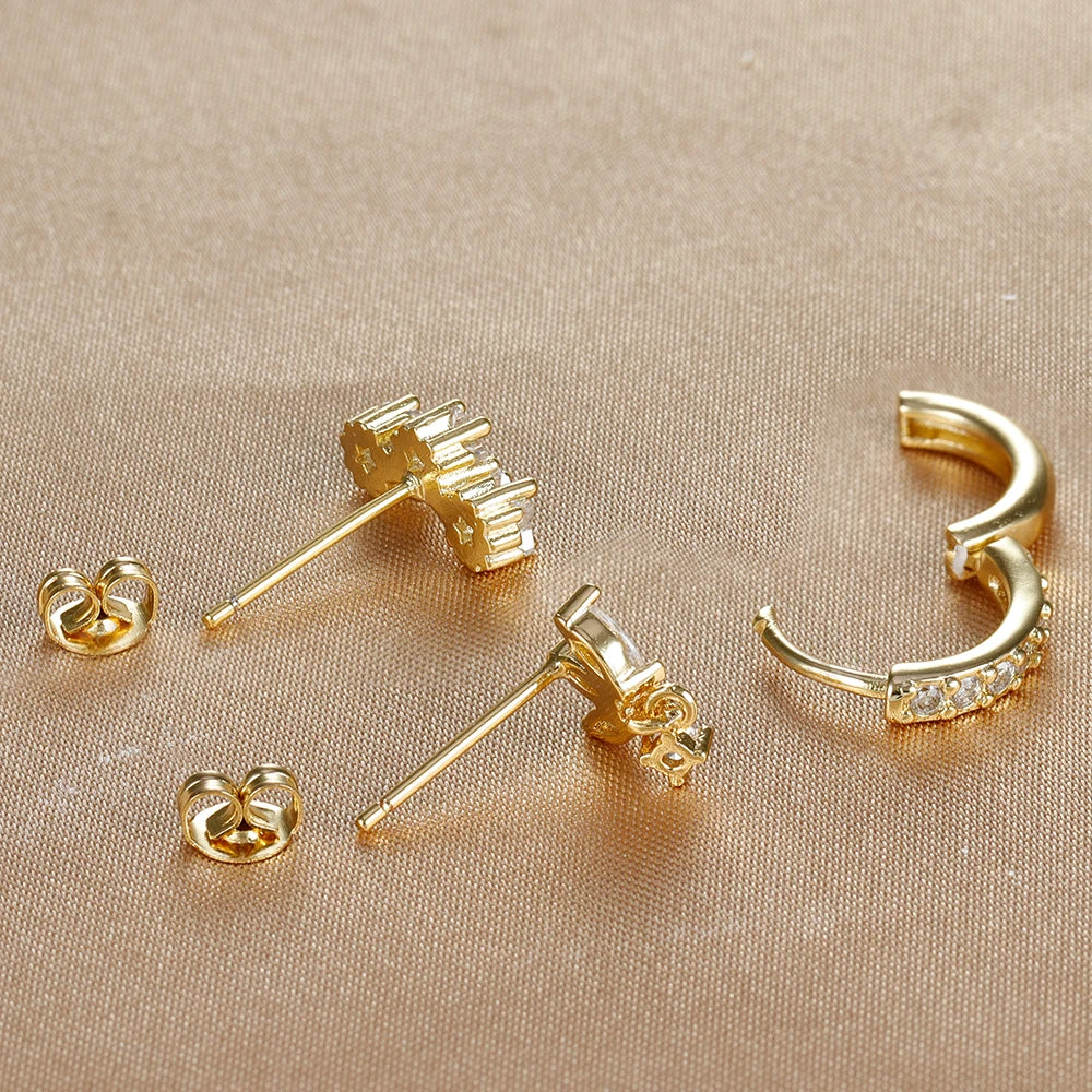 Nova – Set mit Diamant-Ohrsteckern