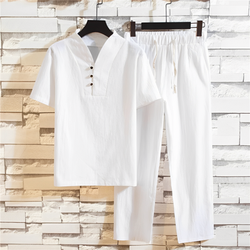 Cyril - Herren-Outfit mit Hemd und Hose - perfekt für sonnige Tage
