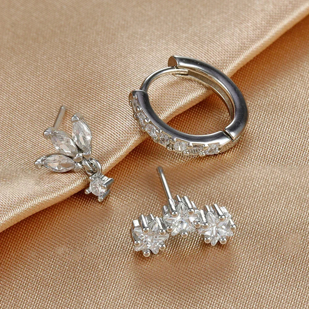 Nova – Set mit Diamant-Ohrsteckern