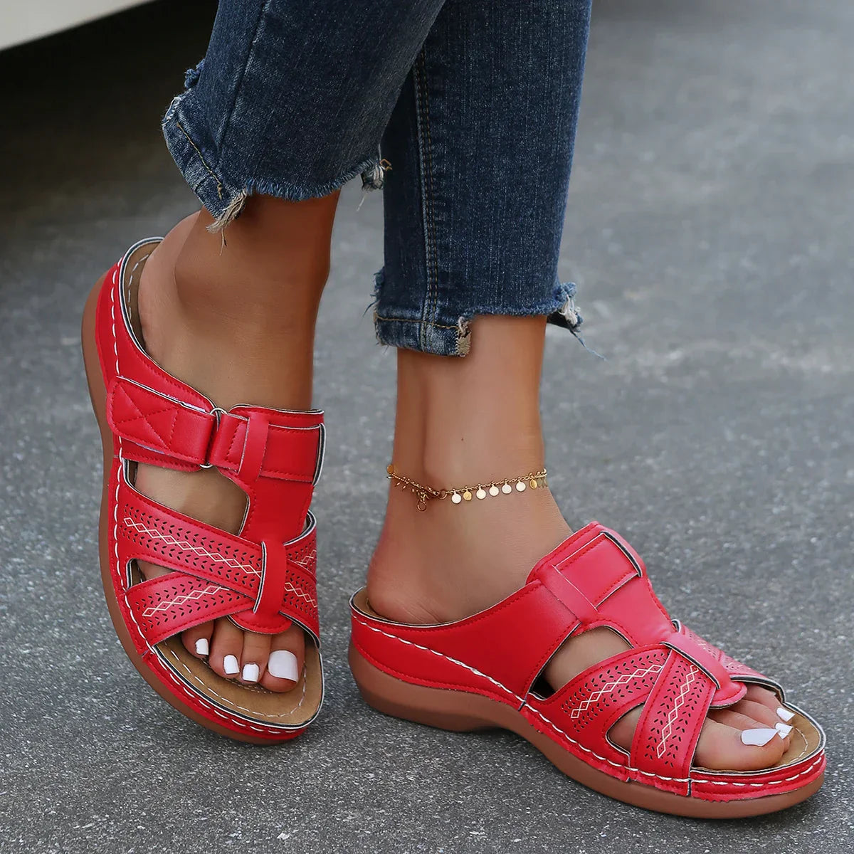 Amelia - Offene Freizeitsandalen