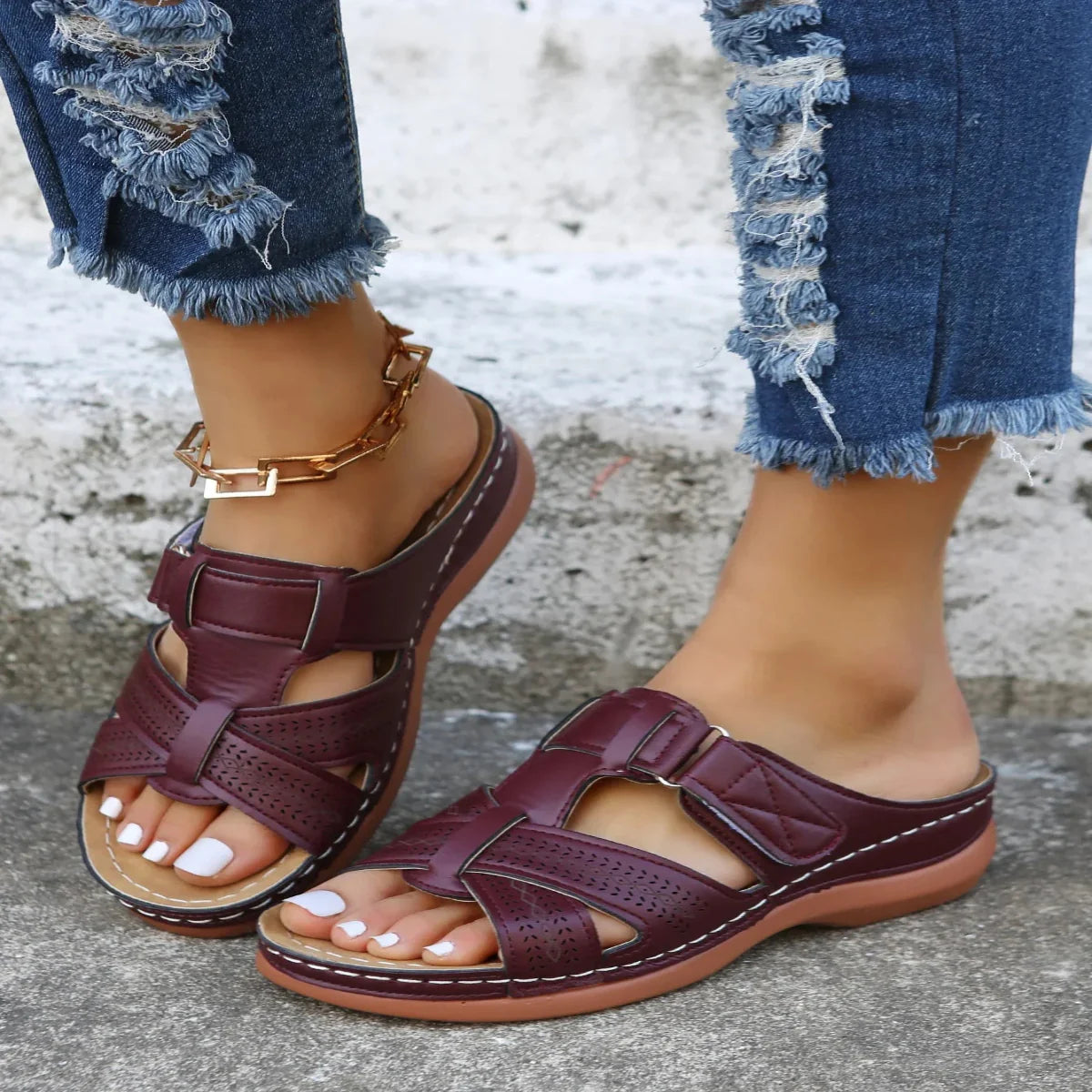 Amelia - Offene Freizeitsandalen