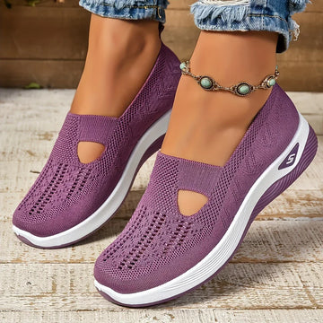 Madelline - Damen Slipper mit Keilabsatz