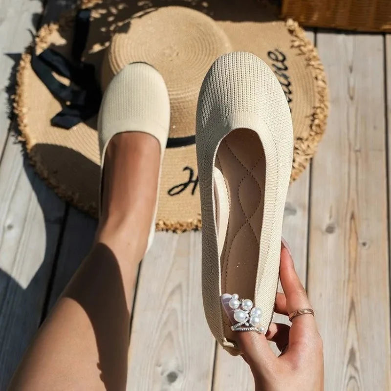 Isabella - Strickstil Ballerinas