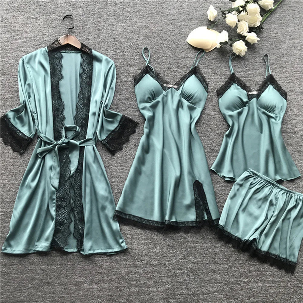 Luna - Schlafanzug-Set mit Spitze
