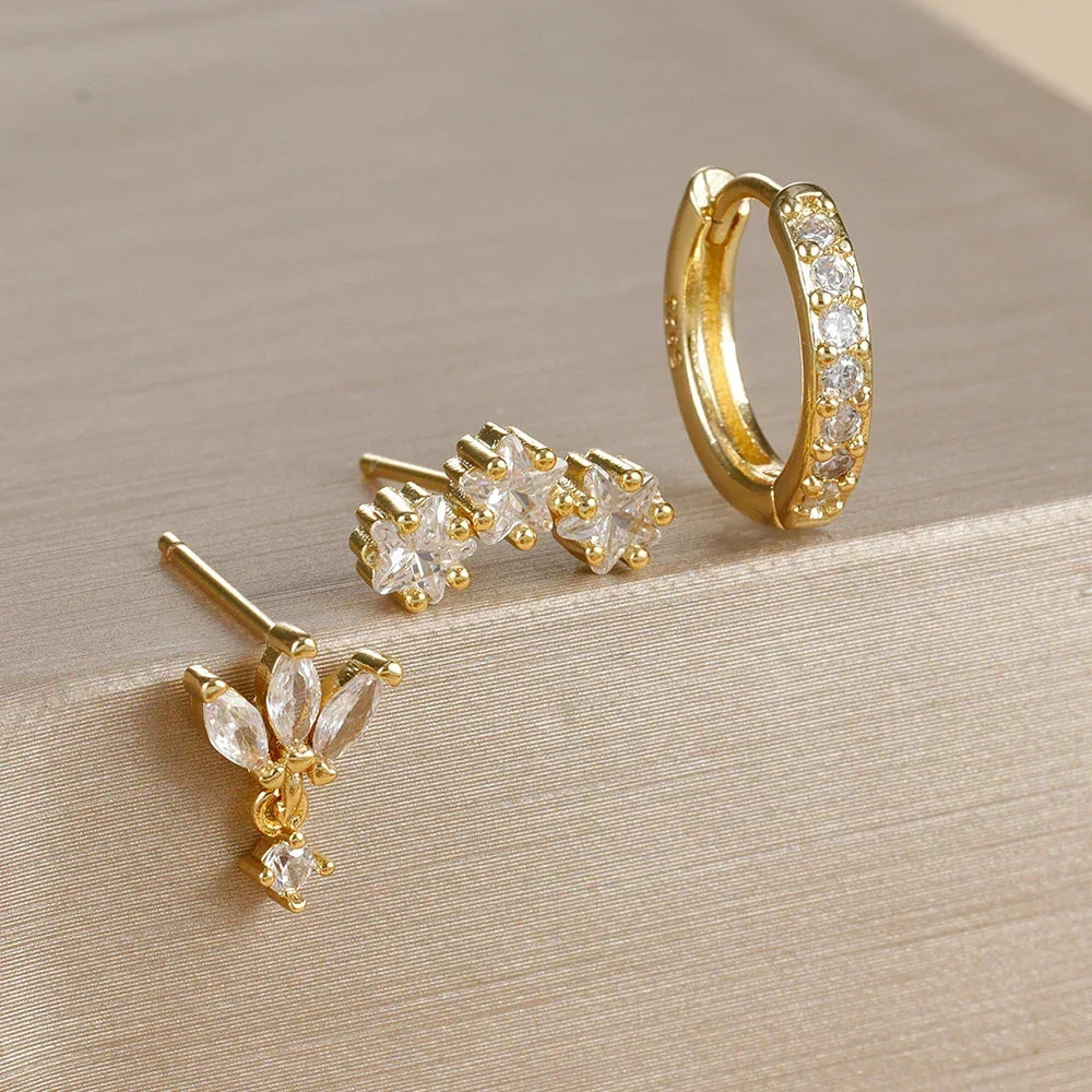 Nova – Set mit Diamant-Ohrsteckern