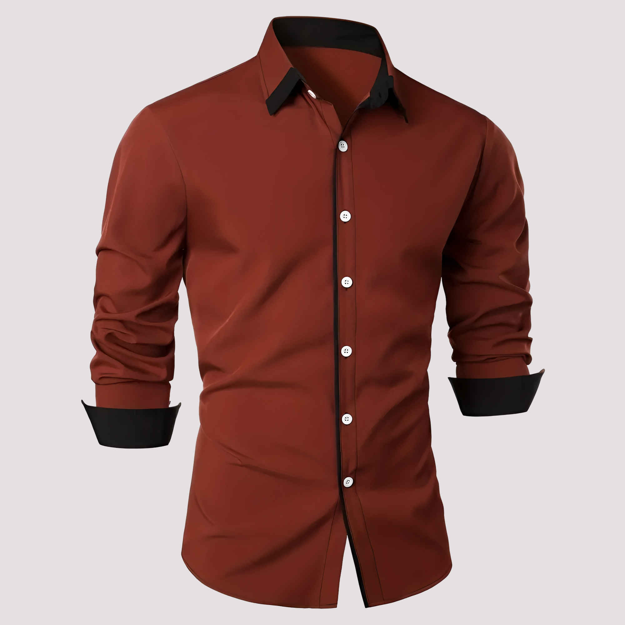 Samuel - Stilvolles Langarm-Overshirt für Herren