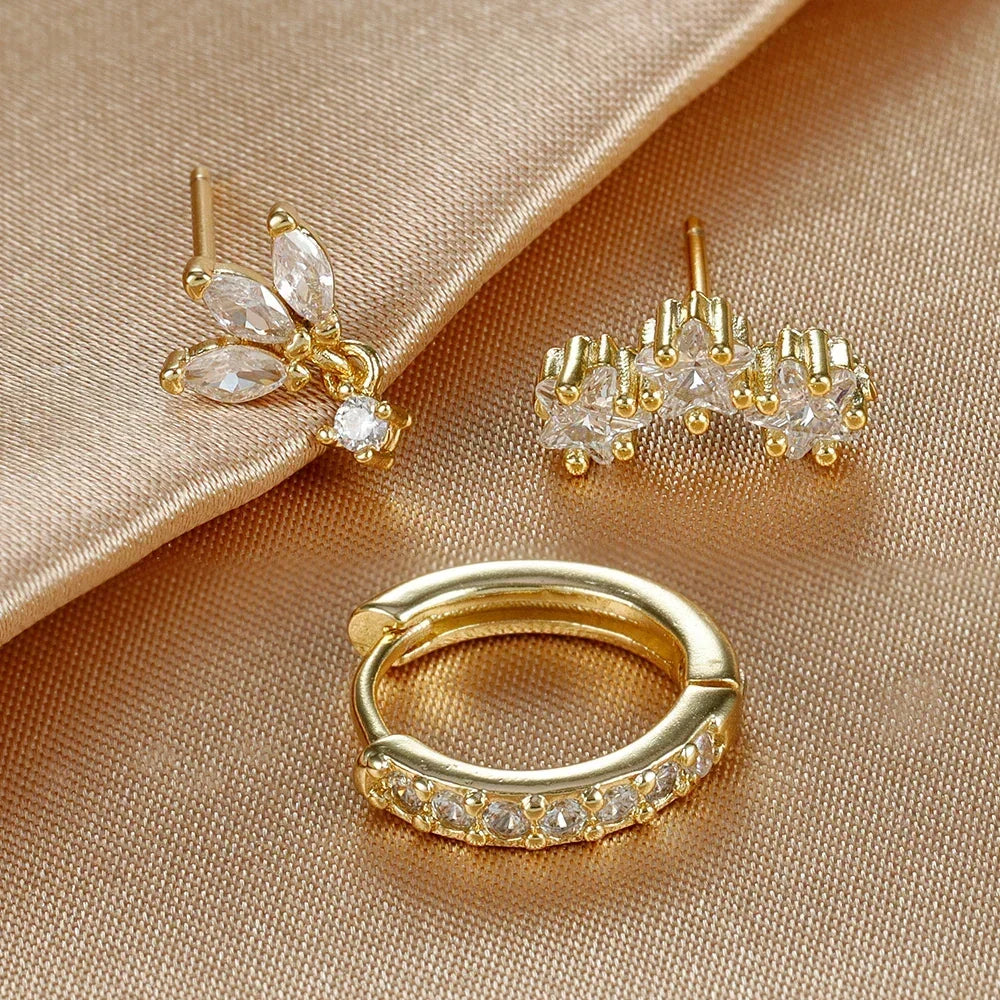 Nova – Set mit Diamant-Ohrsteckern