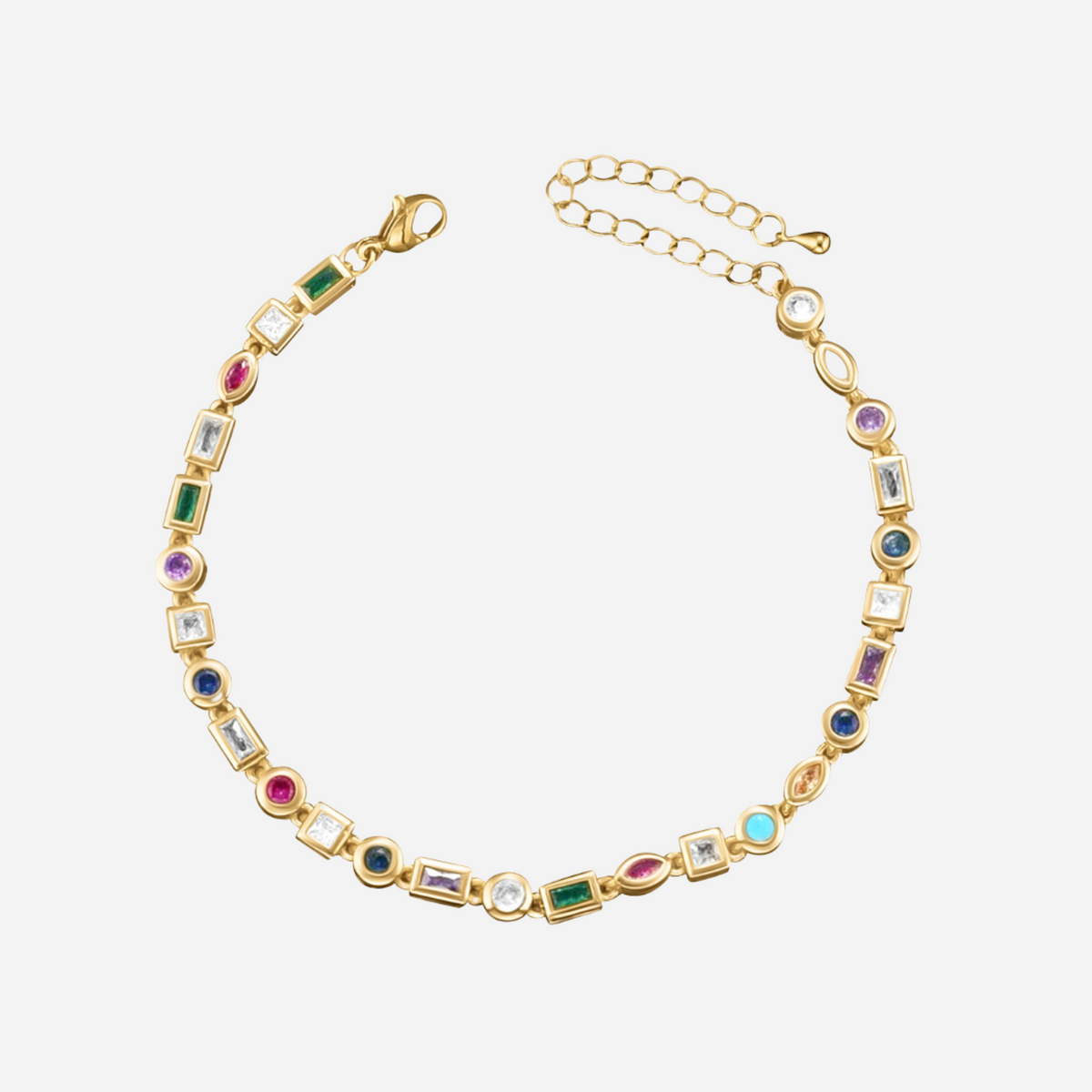 Nozomi – Farbige Kristallarmband