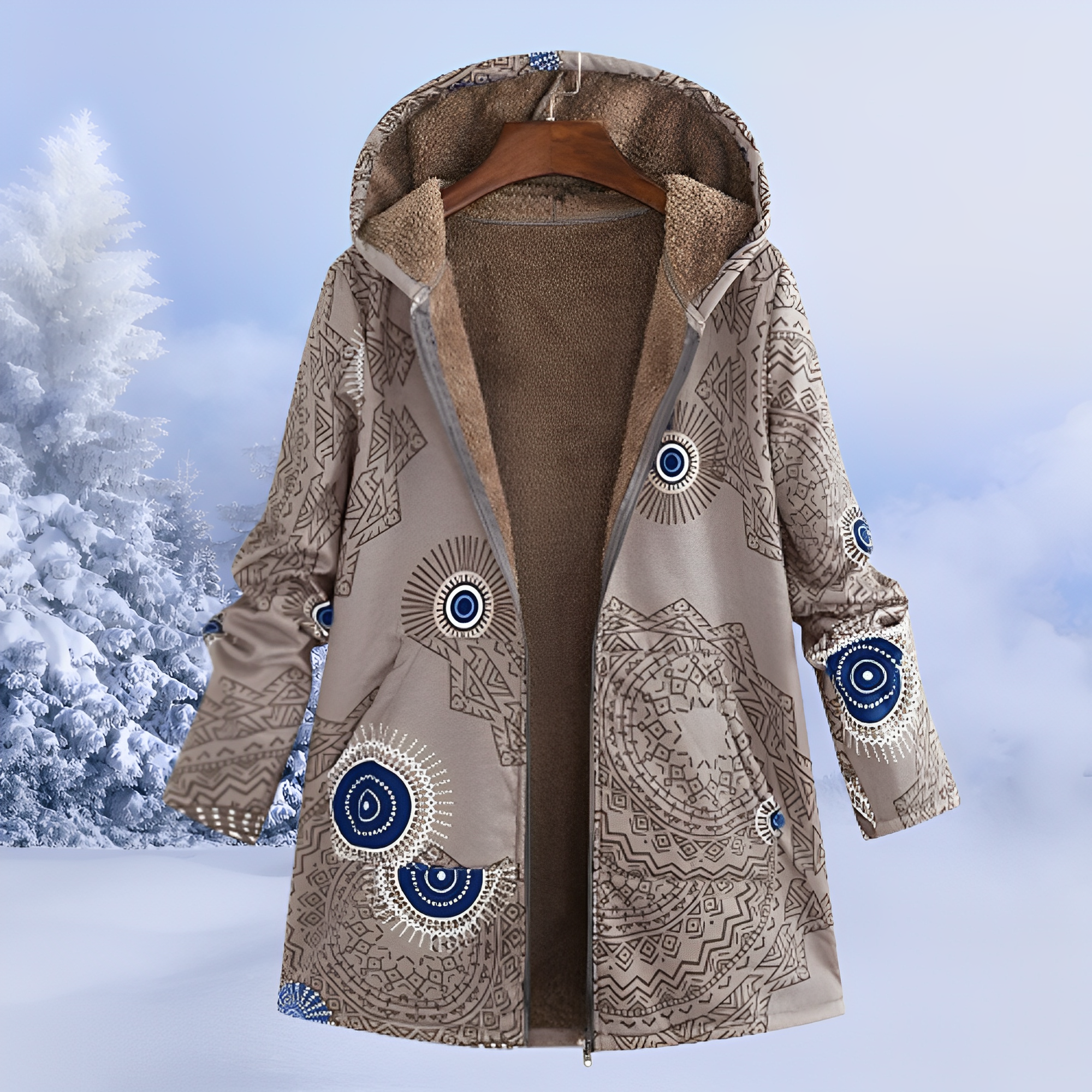 Jasmin - Zeitgemäße, wärmespendende Kapuzenjacke