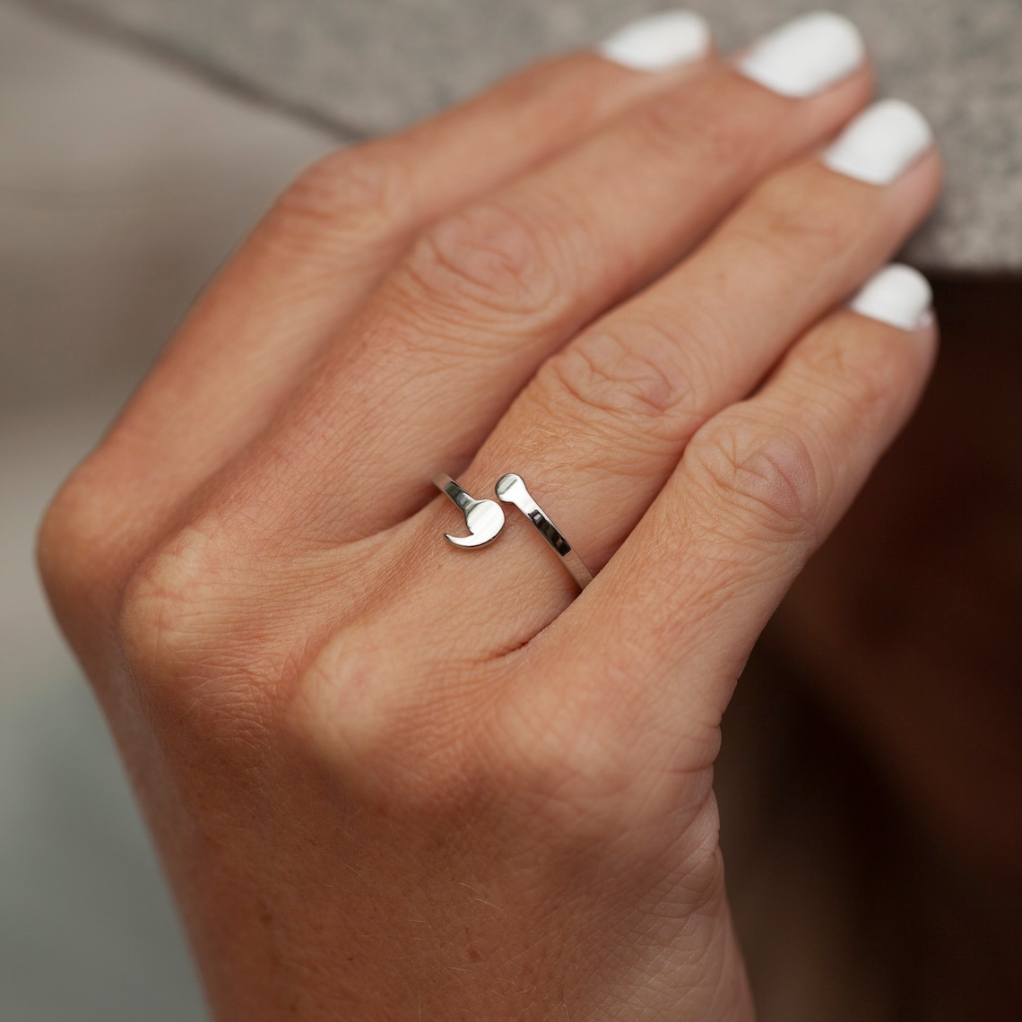 Schicker Semikolonring - Kraft-Ring