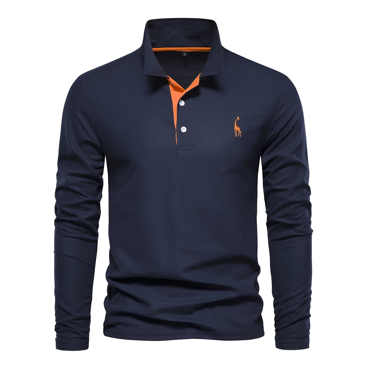 Antoine - Langärmliges Herren-Poloshirt für den Alltag