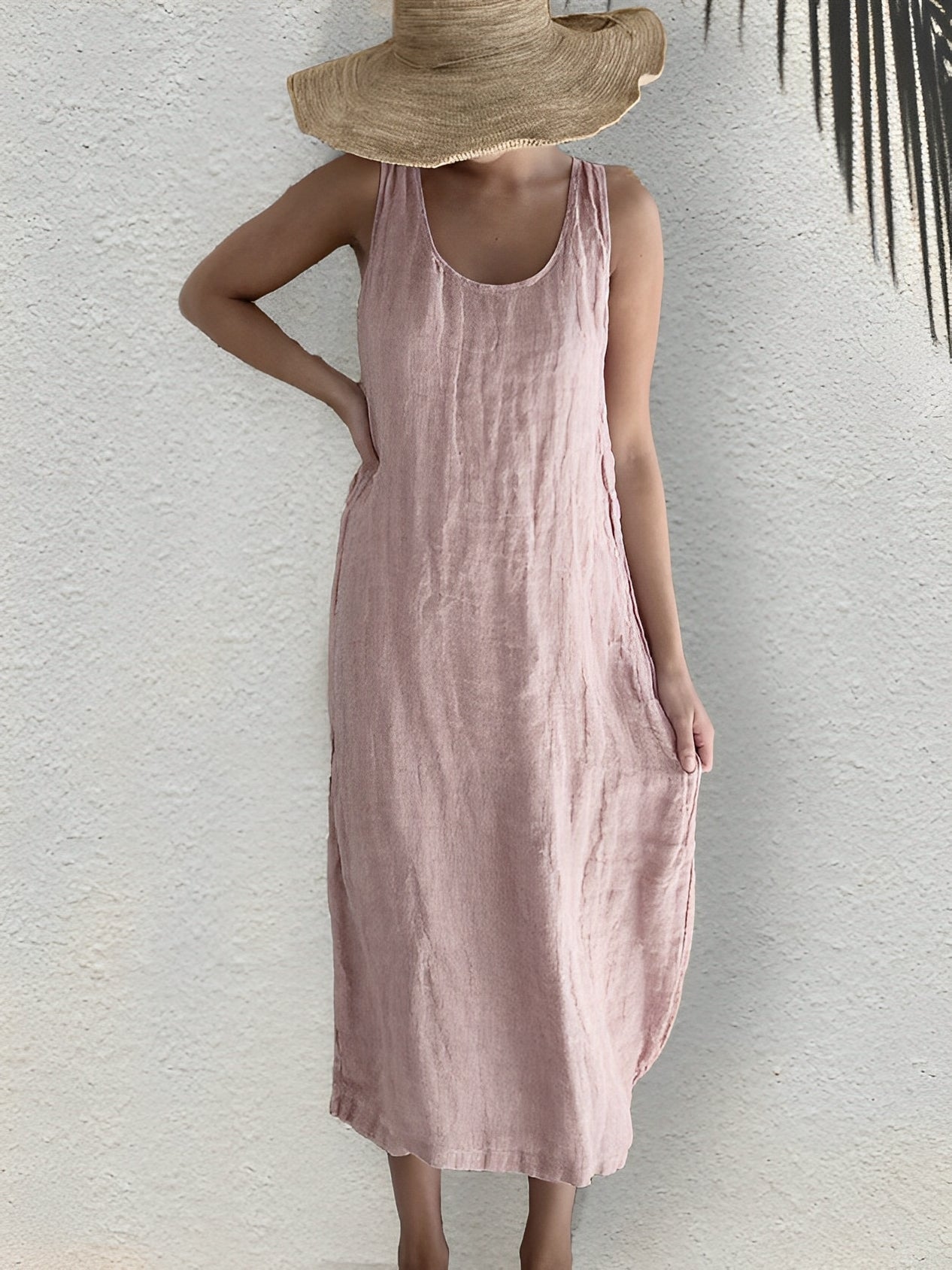 Leone - Luftiges Sommerkleid ohne Ärmel für Damen