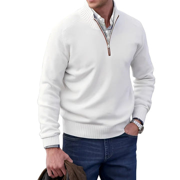 Gabriel - Bequemer Herrenpullover mit Zipper