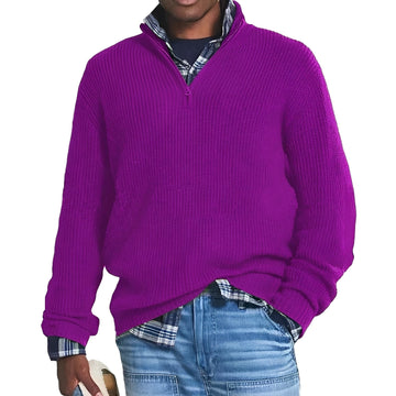 Charlton - Herrenpullover mit Zipper für Wärme