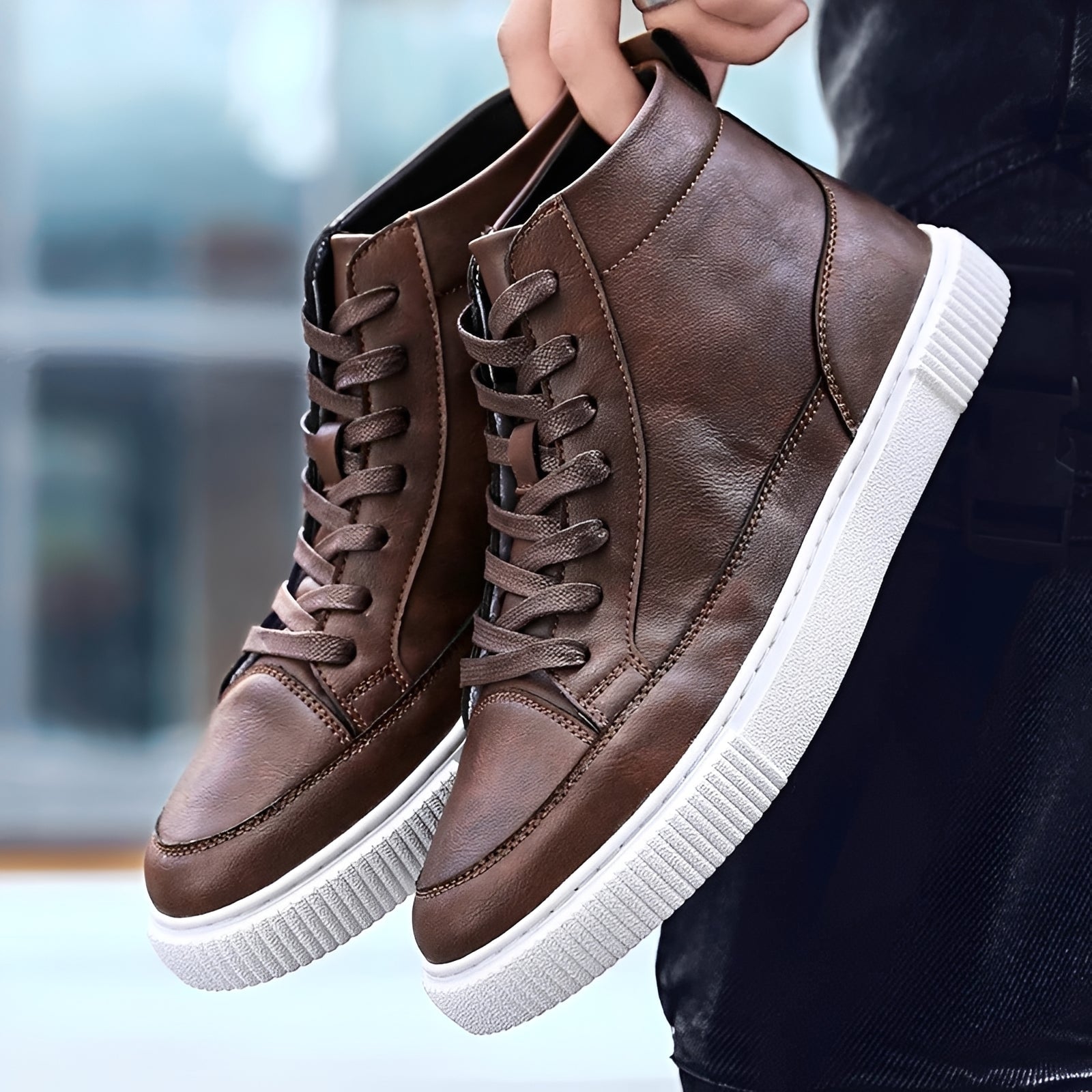 Albert - Edler Herren-High-Top-Sneaker