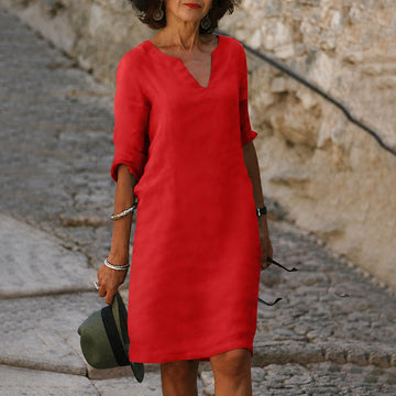 Sara - Stilvolles, schlichtes Kleid