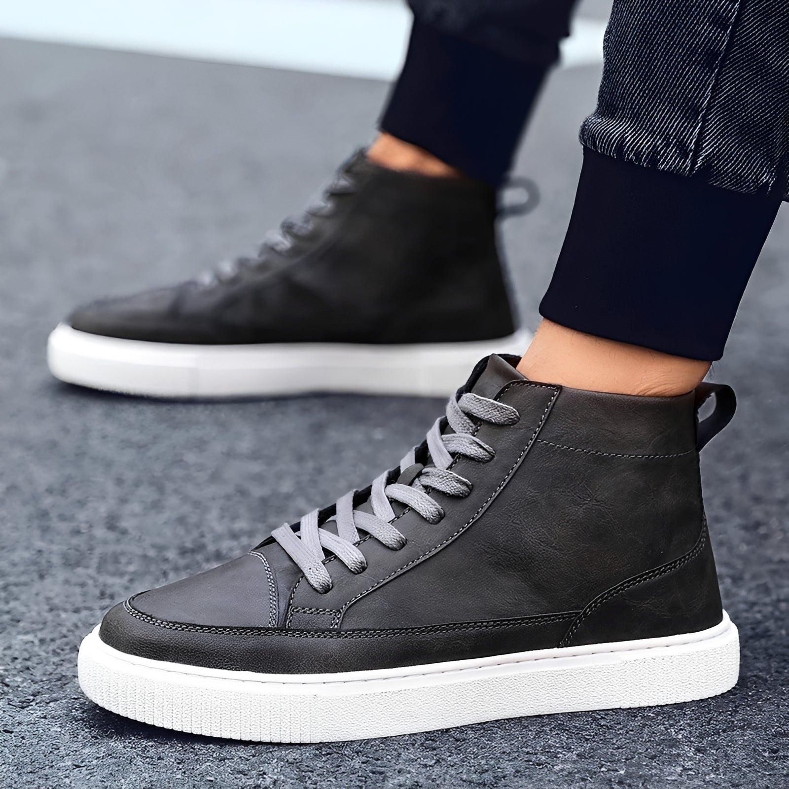 Albert - Edler Herren-High-Top-Sneaker