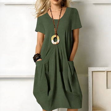 Maryam - Modernes, legeres Kleid mit Taschen