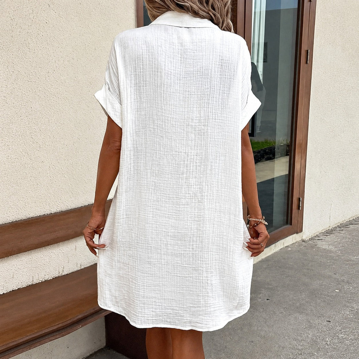Clara - Damen-Kleid im Hemdenstil