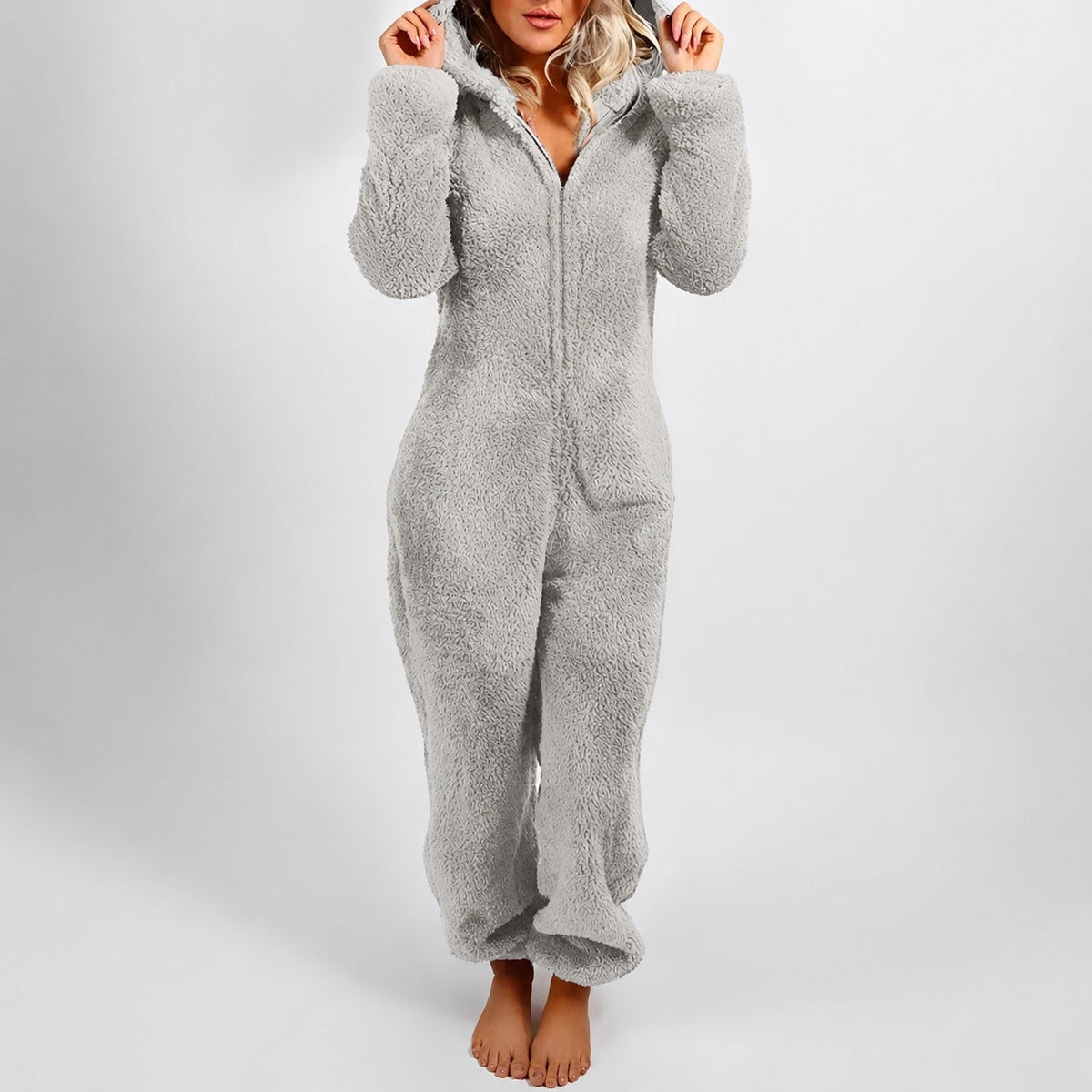 Jasmine - Komfortabler Damen-Kapuzen-Jumpsuit