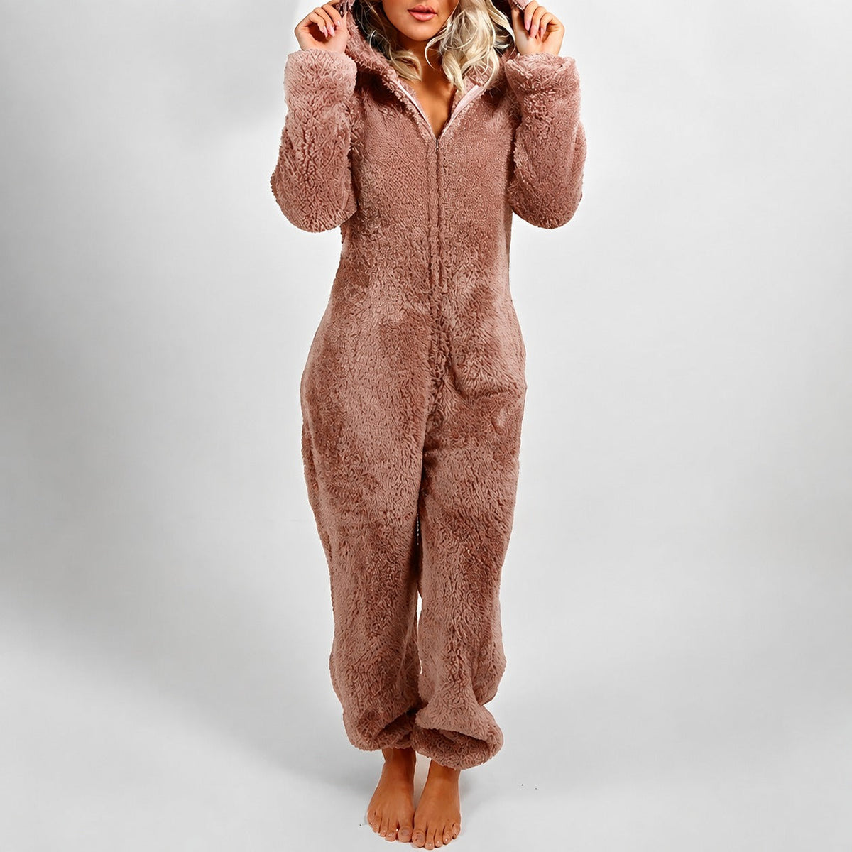 Jasmine - Komfortabler Damen-Kapuzen-Jumpsuit