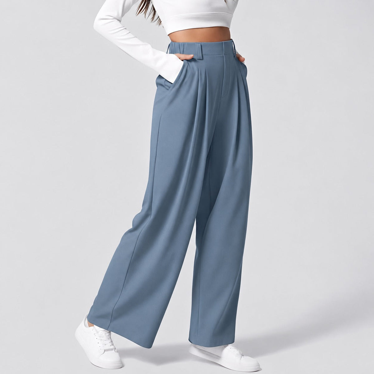 Montana - Stretchige Damenhose mit geradem Schnitt