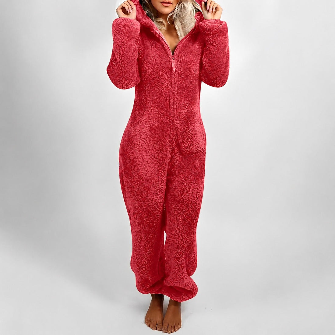 Jasmine - Komfortabler Damen-Kapuzen-Jumpsuit