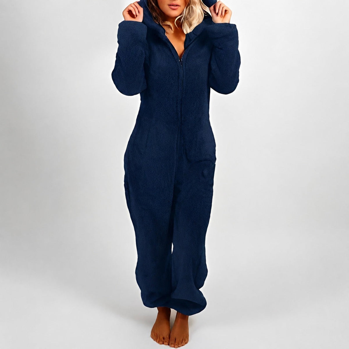 Jasmine - Komfortabler Damen-Kapuzen-Jumpsuit