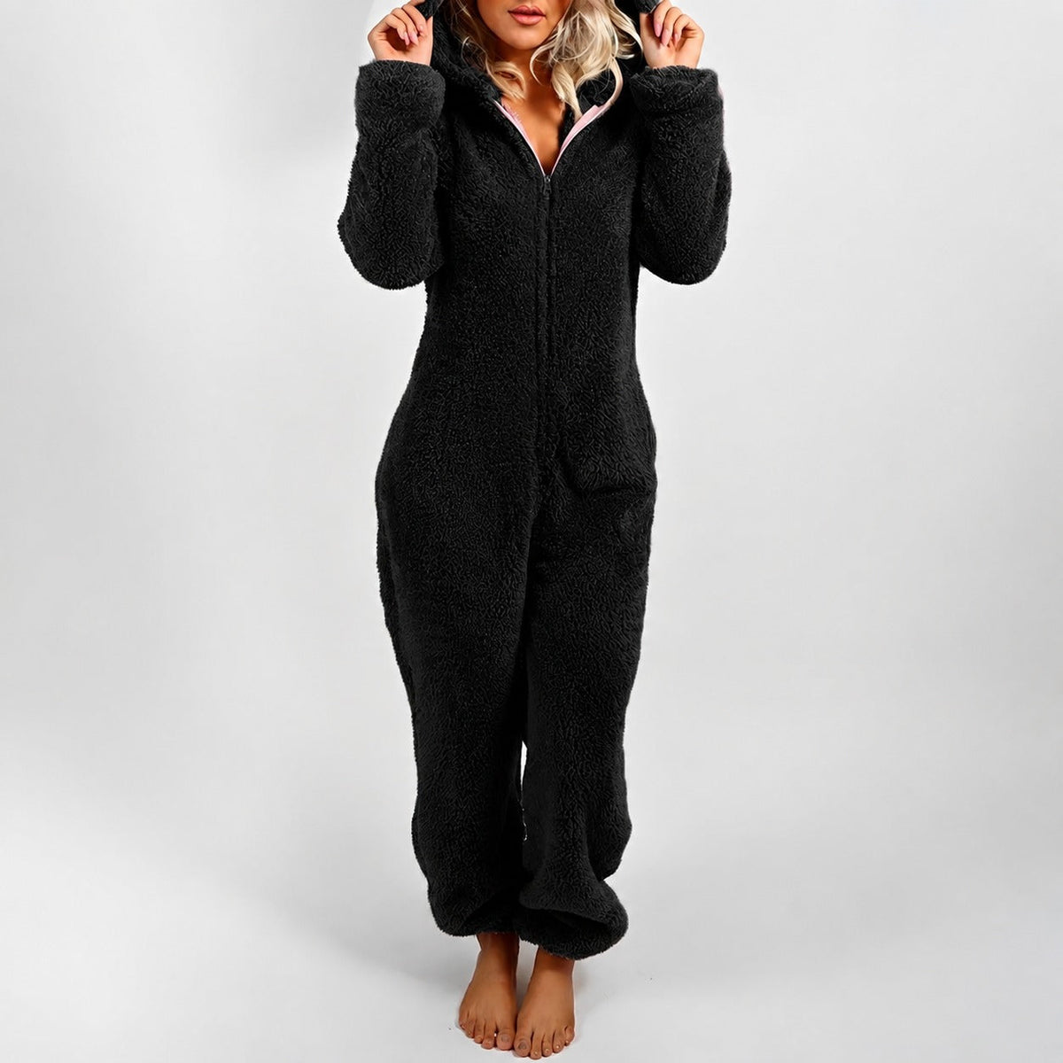 Jasmine - Komfortabler Damen-Kapuzen-Jumpsuit