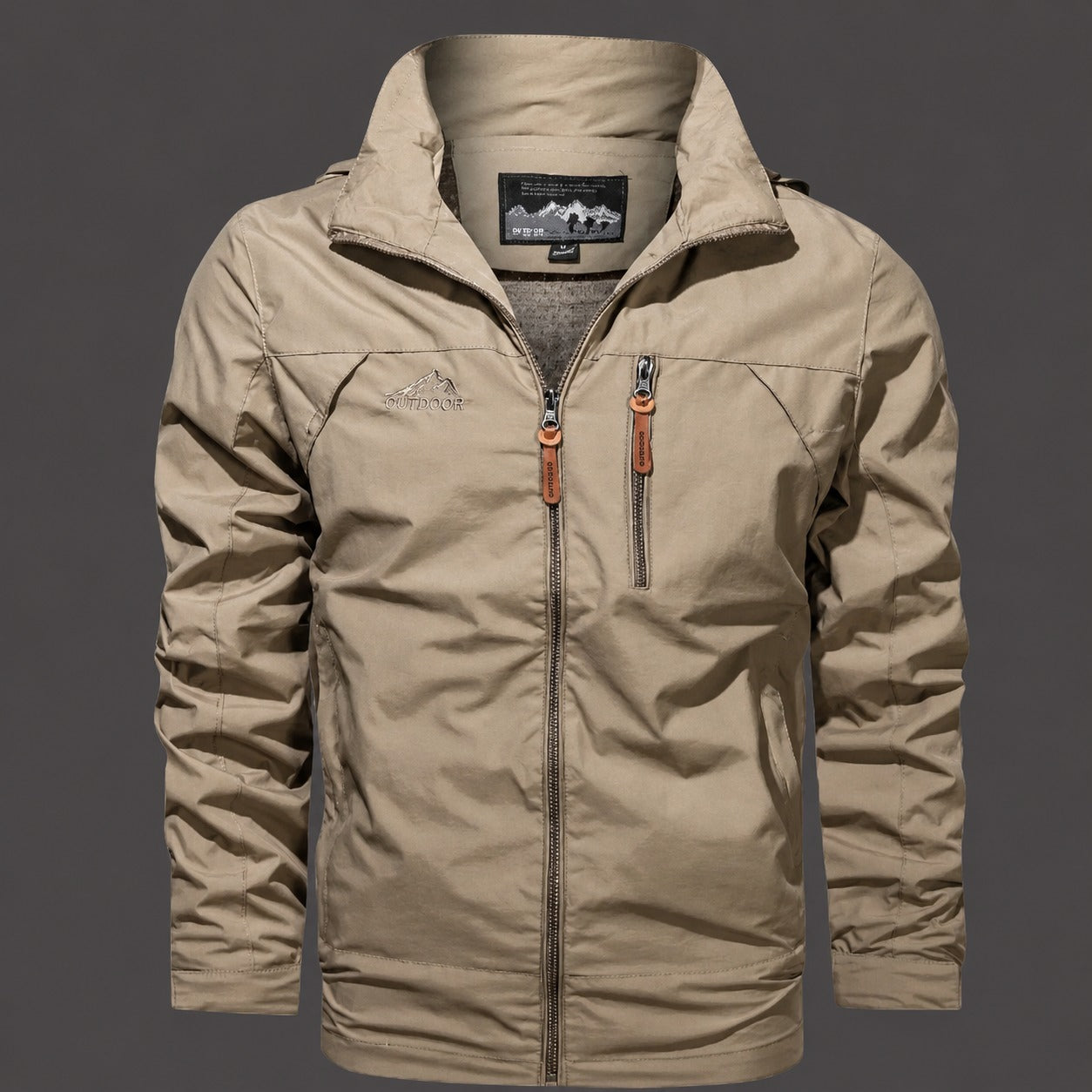 Estefan - Trendige Herrenjacke mit Kapuze