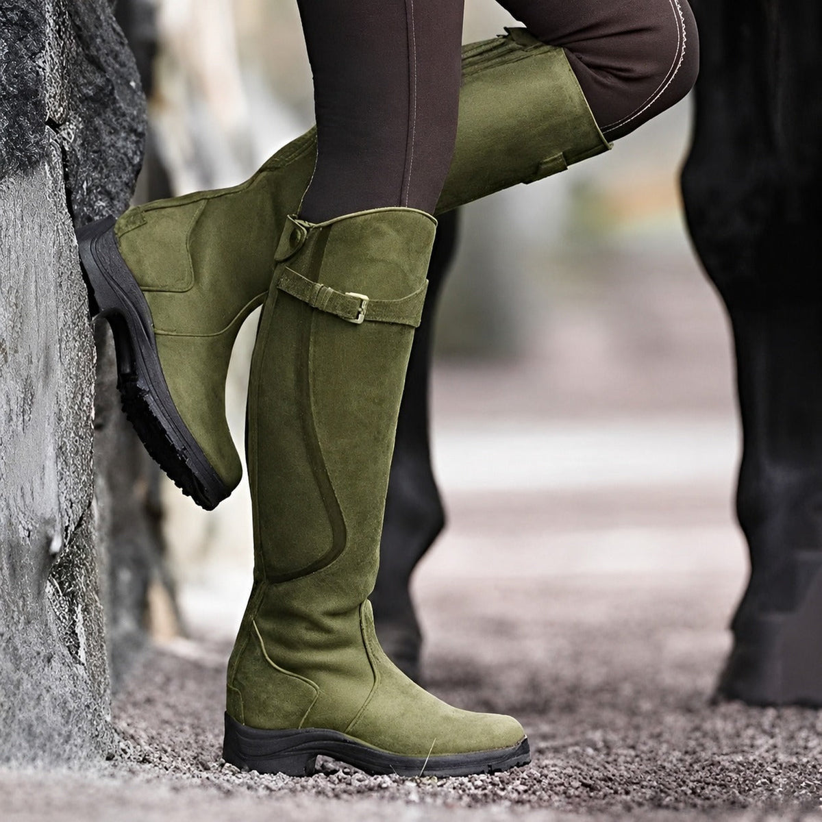 Athena - Hohe Stiefel im Vintage-Stil