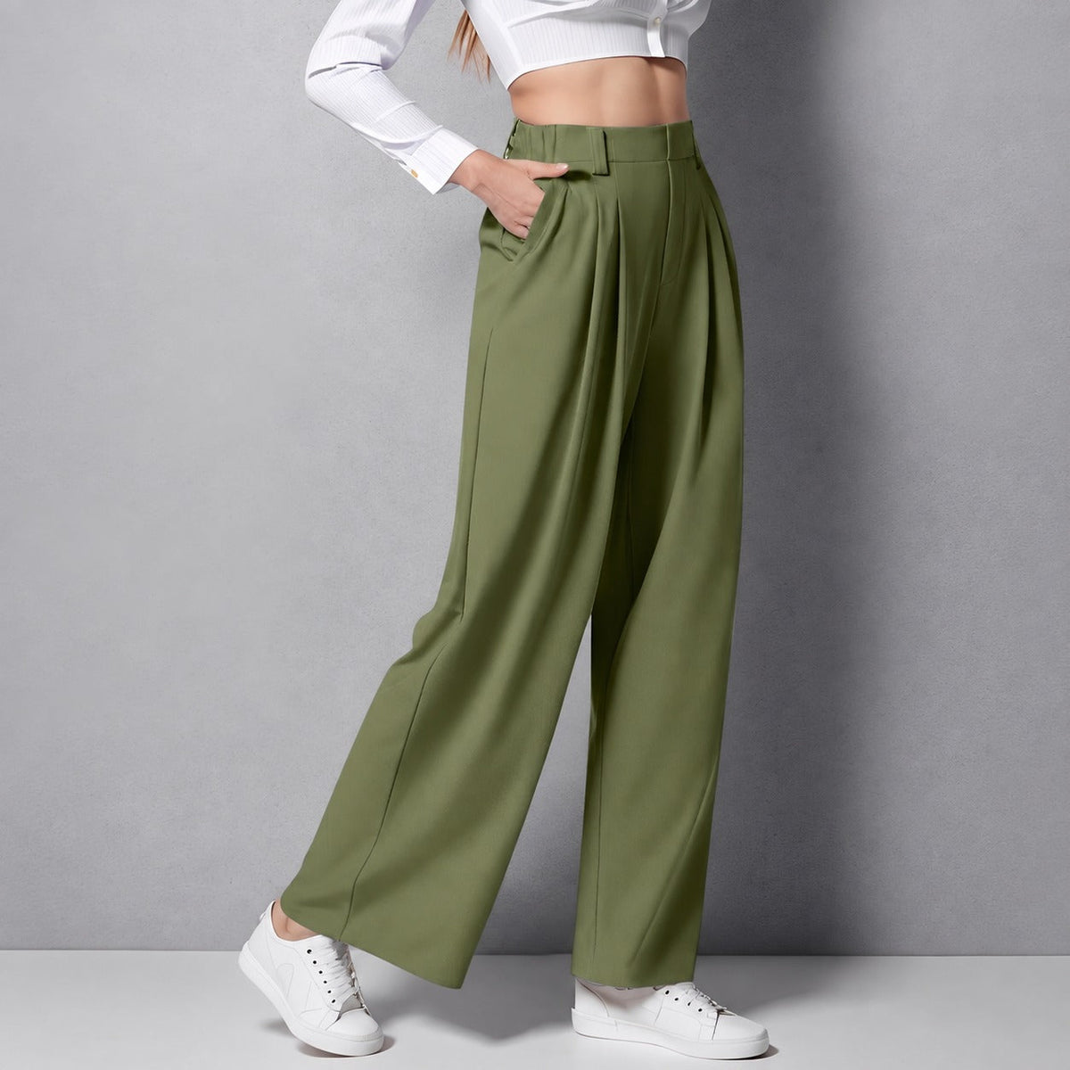 Montana - Stretchige Damenhose mit geradem Schnitt