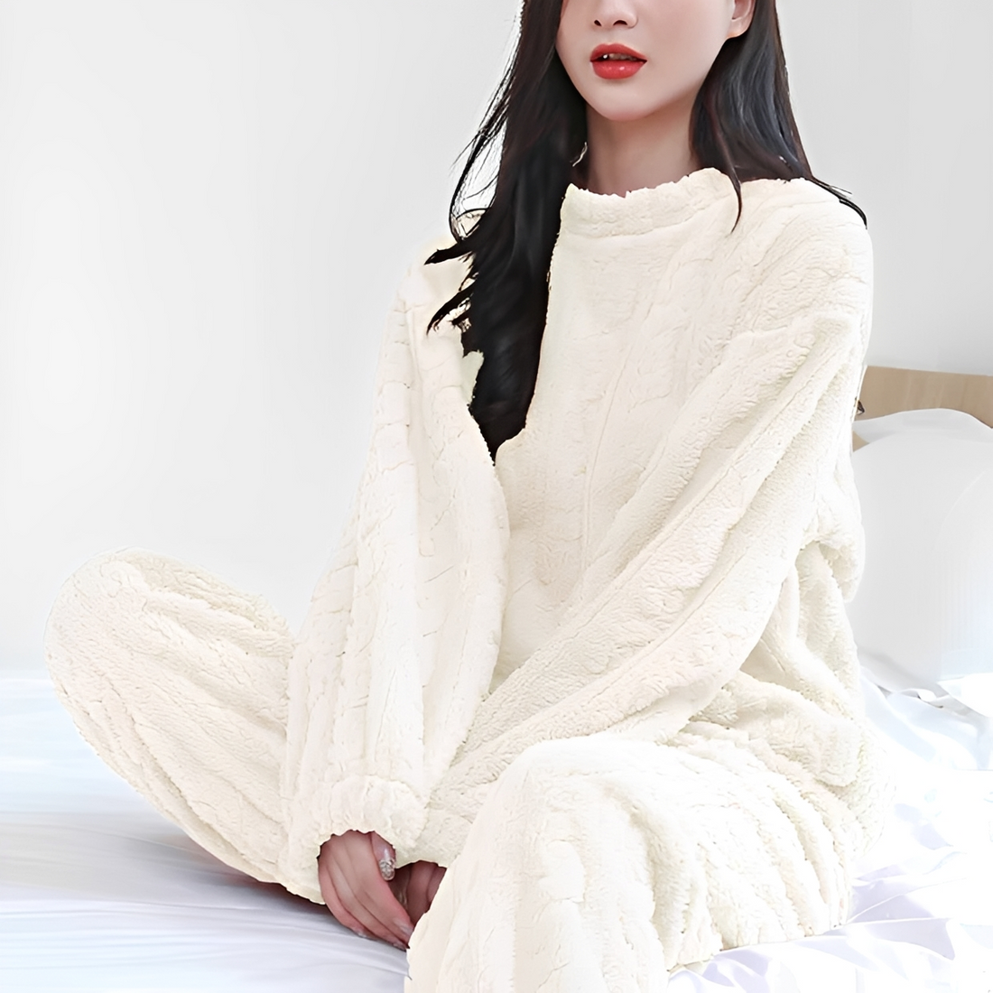 Melysa - Flauschiges und angenehmes Pyjama-Set