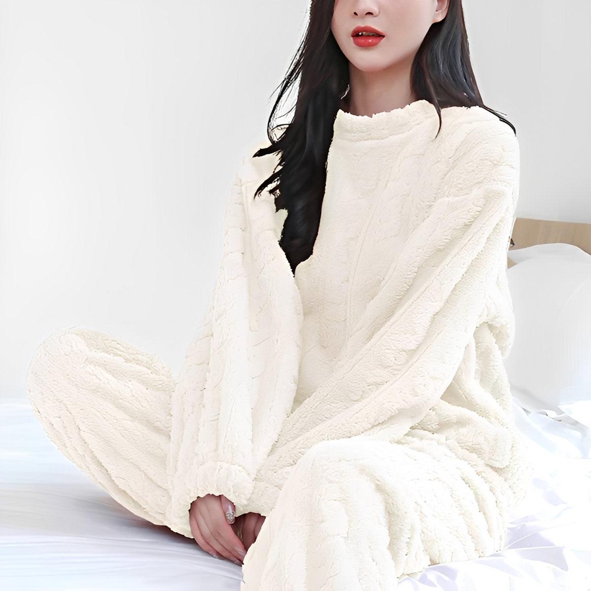 Melysa - Flauschiges und angenehmes Pyjama-Set
