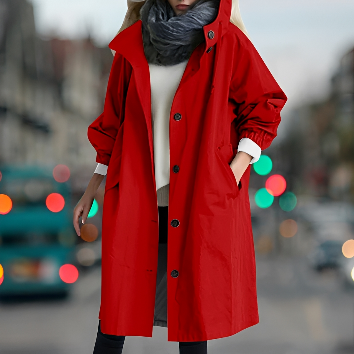 Ezza - Eleganter und komfortabler Regenmantel