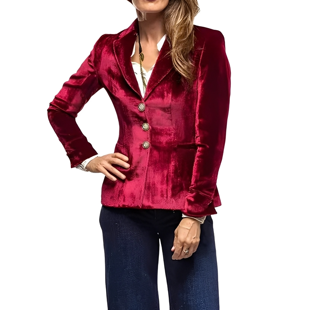 Martha - Eleganter Blazer mit Glanzschimmer