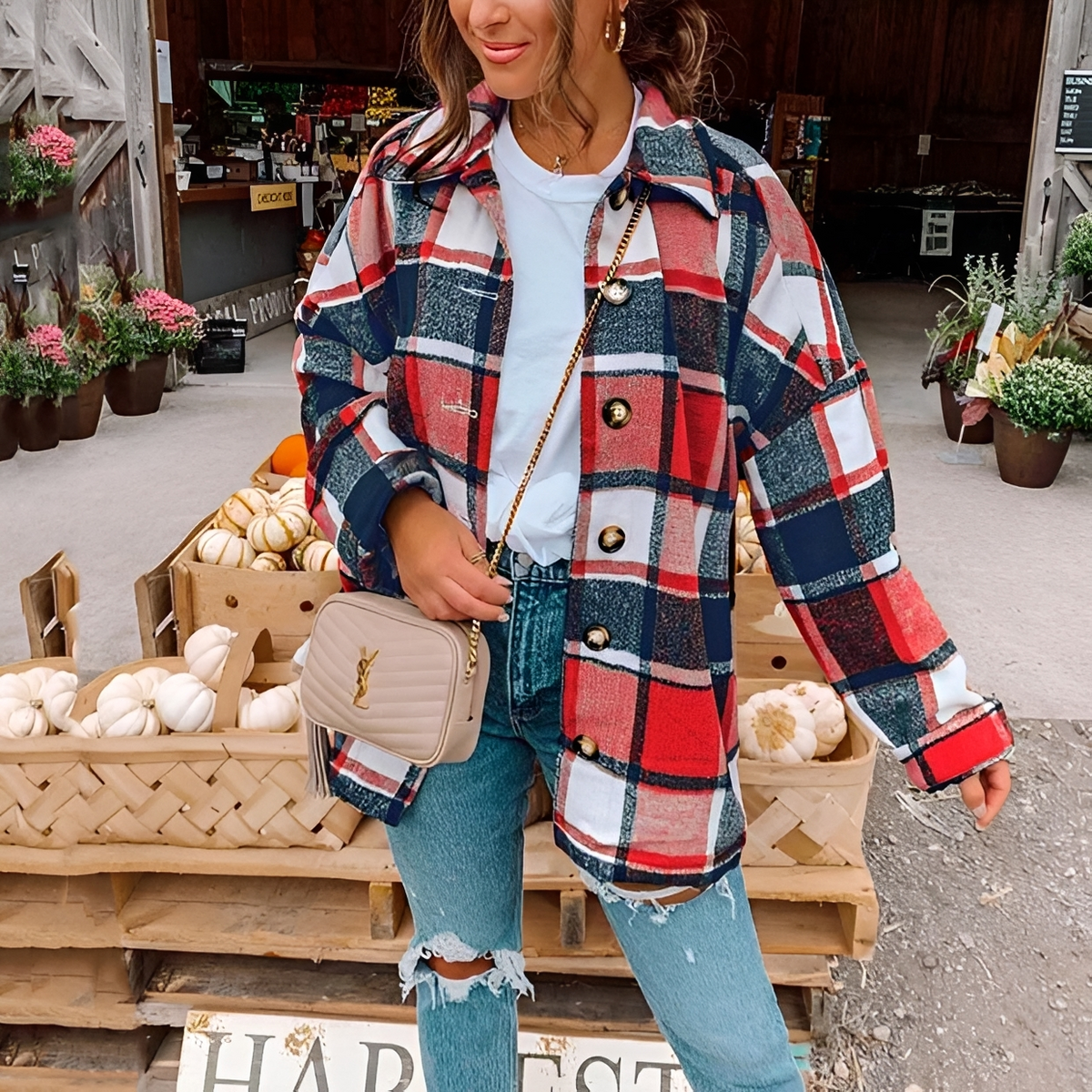 Anna - Stilvolles und komfortables Oversize-Hemd