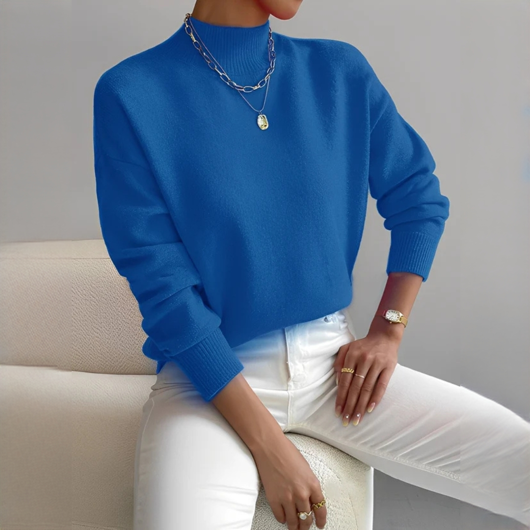 Rosbell - Stilvoller und trendiger Rollkragenpullover