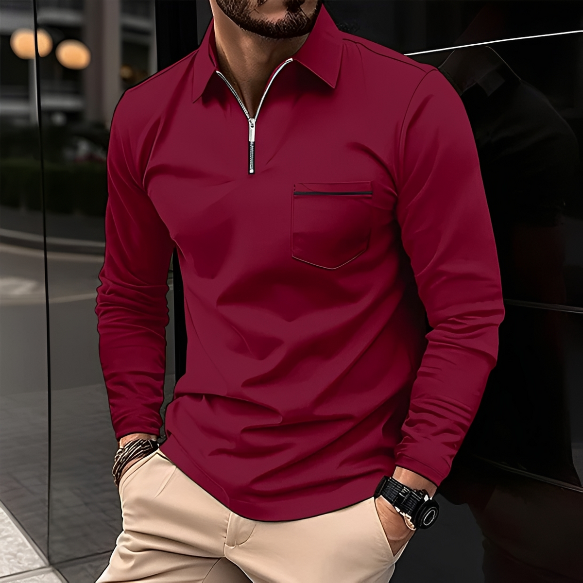 Romeo - Zeitloses und gemütliches Langarmshirt