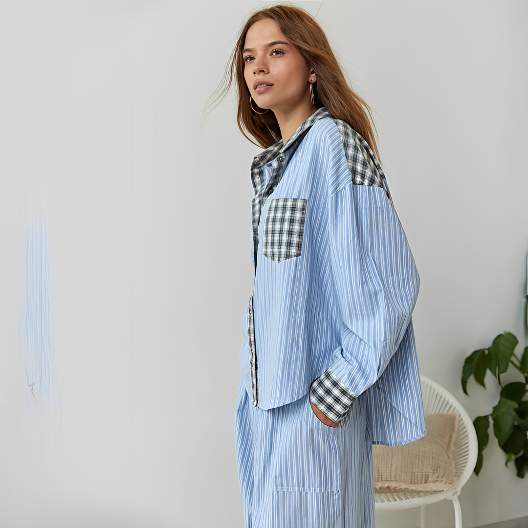 Ellenora - Komfortables und gemütliches Pyjama-Set