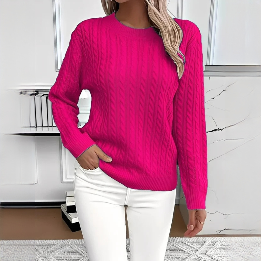 Charisse - Komfortabler Rundhals-Pullover