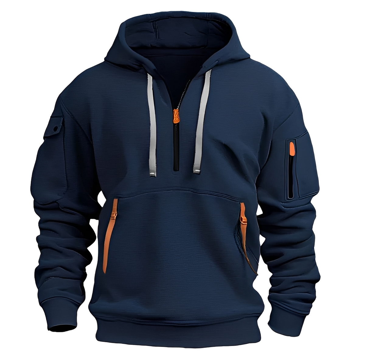Burton - Bequemer Hoodie mit halbem Zipper