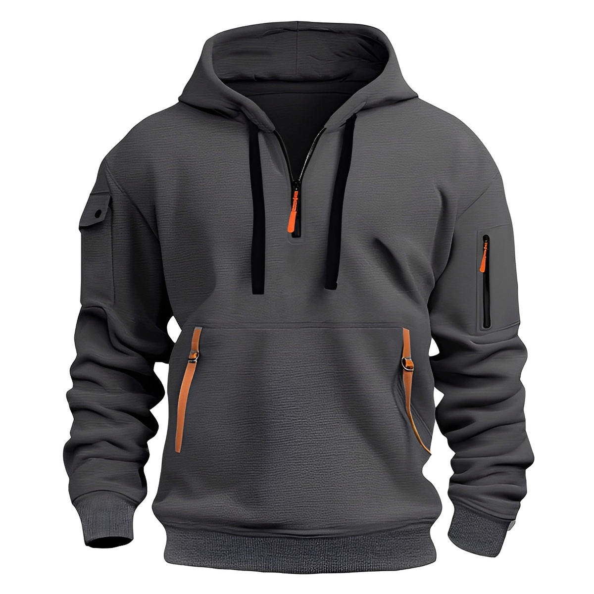 Burton - Bequemer Hoodie mit halbem Zipper