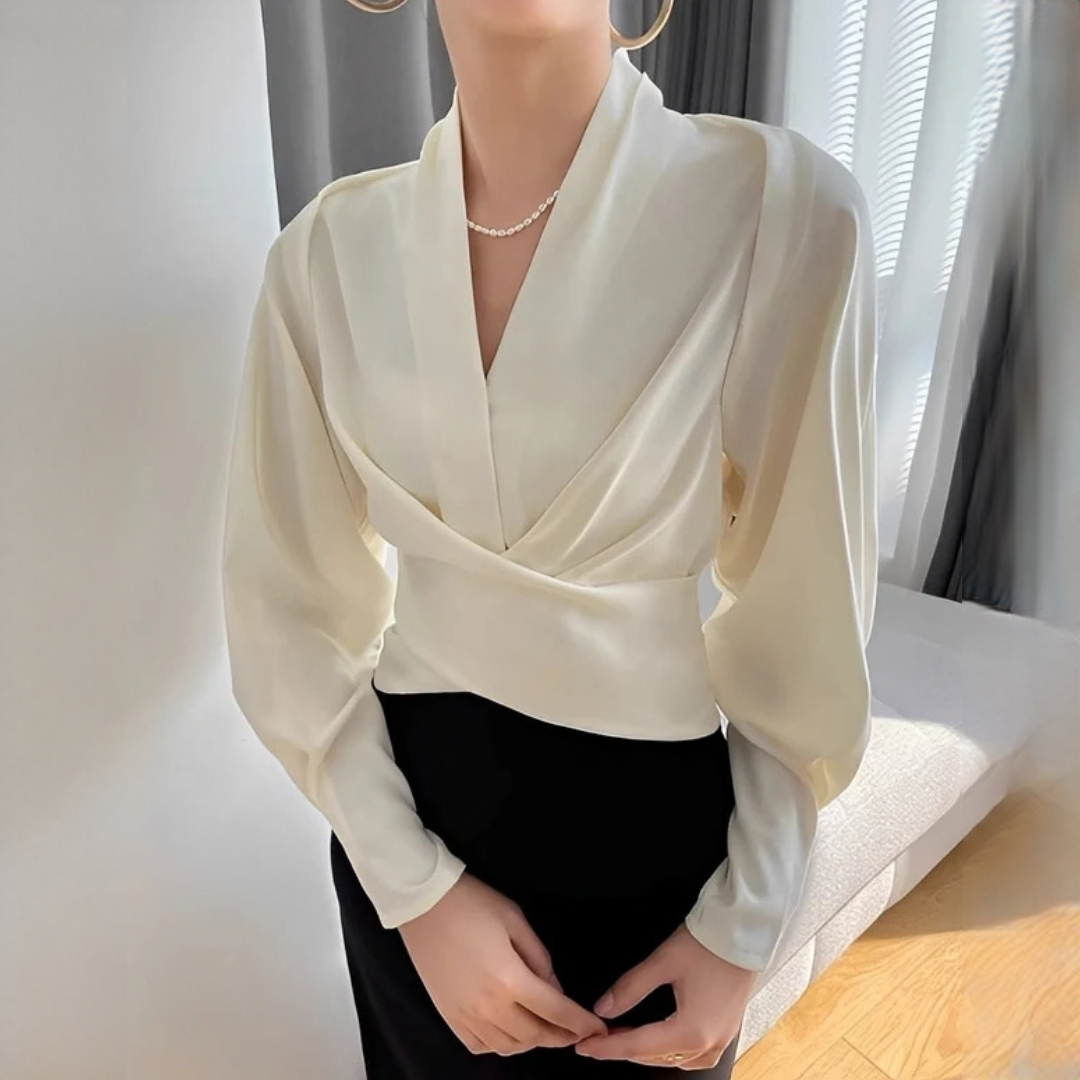 Annora - Stilvolle und elegante Langarmbluse
