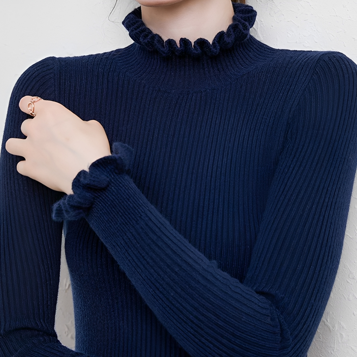 Alva - Schicker und bequemer Rollkragenpullover